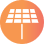icon of solar panel illustration